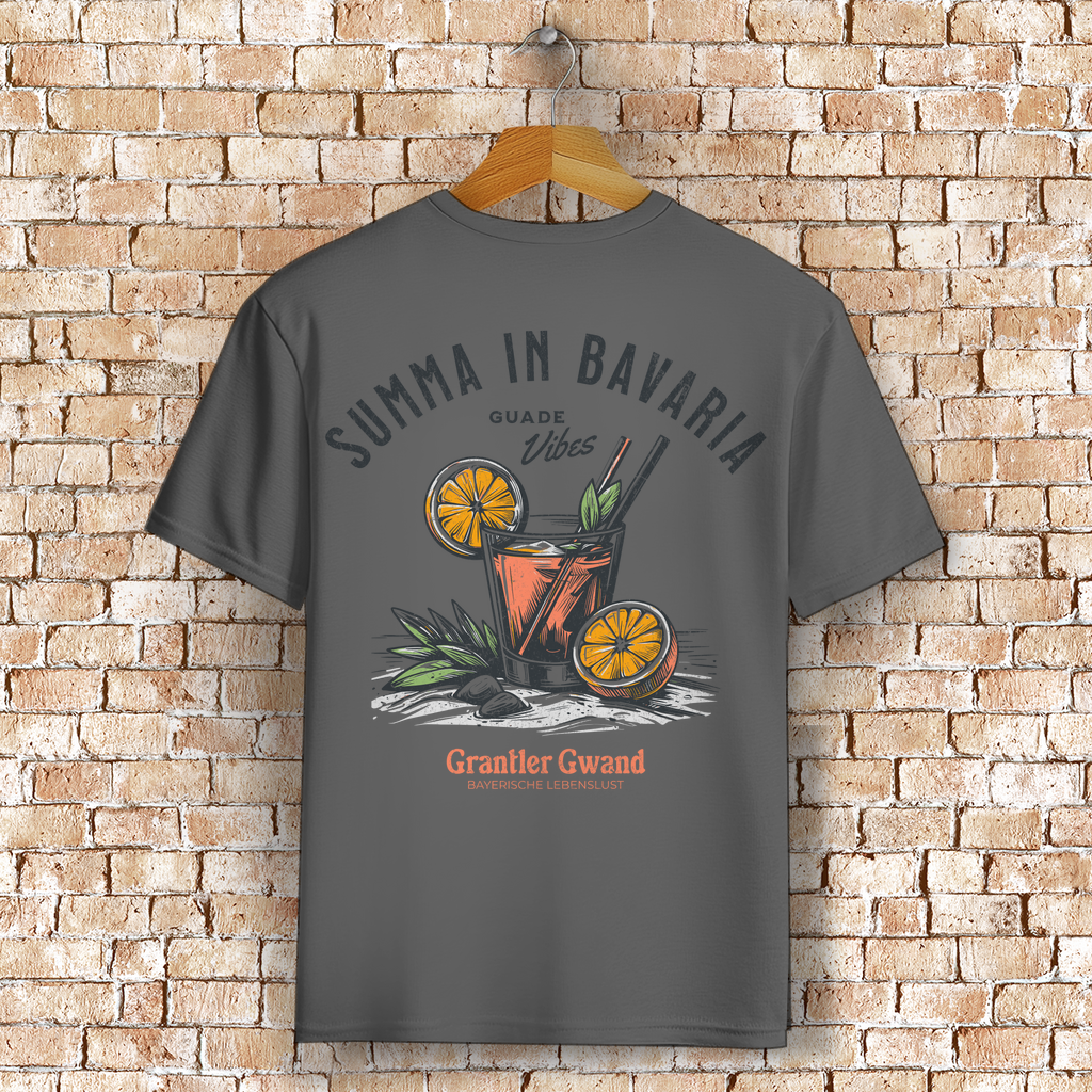 Bayerisches T-Shirt Unisex - Summa in Bavaria - Grantler Gwand