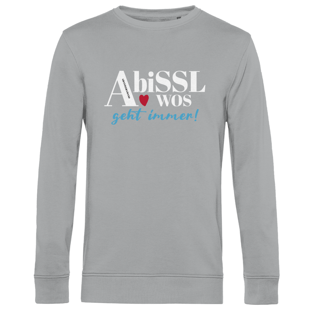 Herren Premium Bio Sweatshirt A bissl wos geht immer - blau