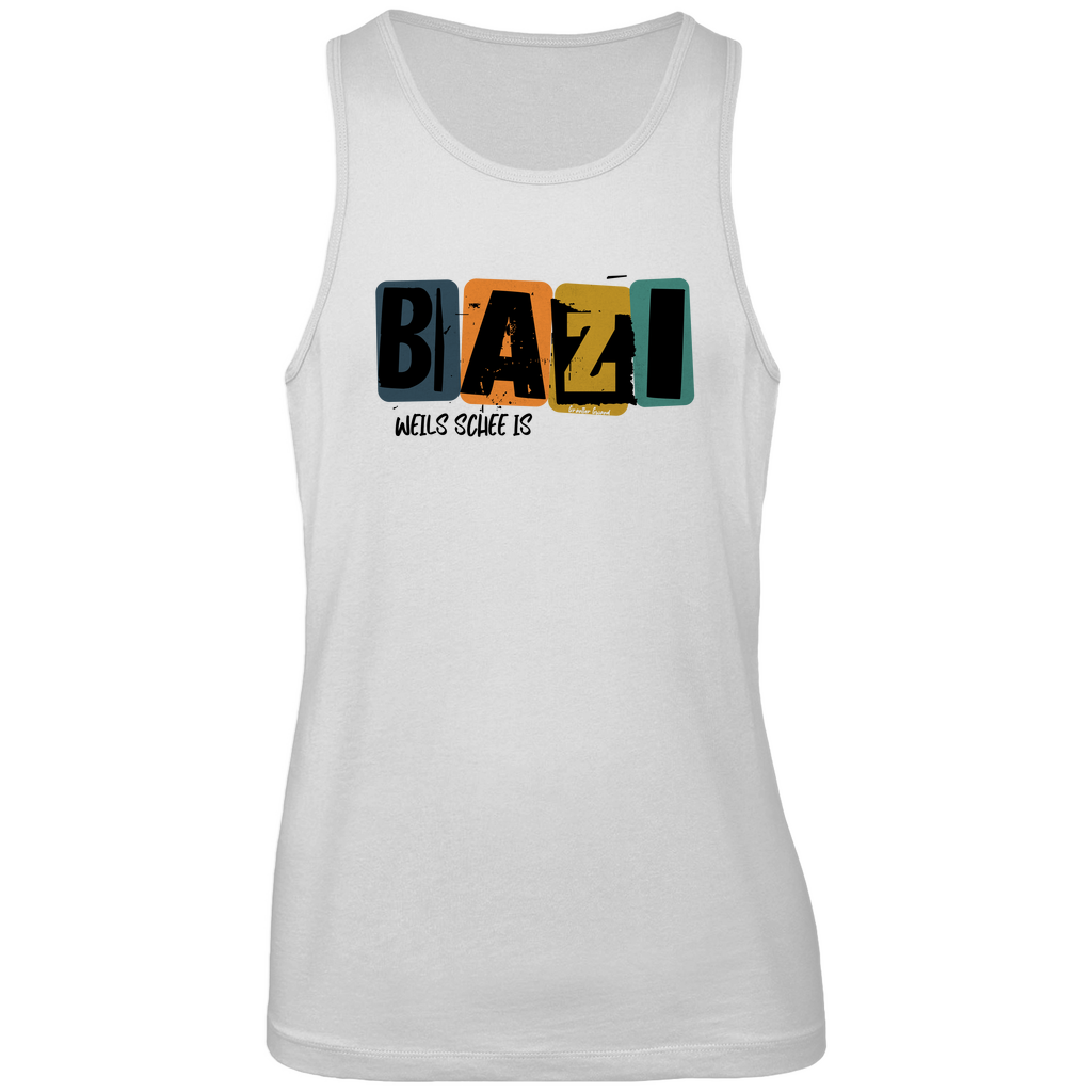 Bayerisches Herren Premium Tank Top Bazi, weils schee is - Grantler Gwand