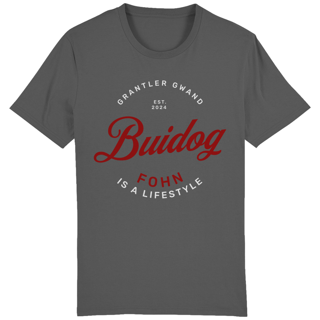 Bayerisches Herren T-Shirt Buidog fohn - rot - Grantler Gwand