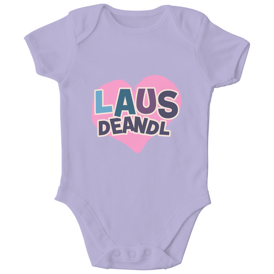 Bayerischer Bio Baby Body Lausdeandl - bunt - Grantler Gwand