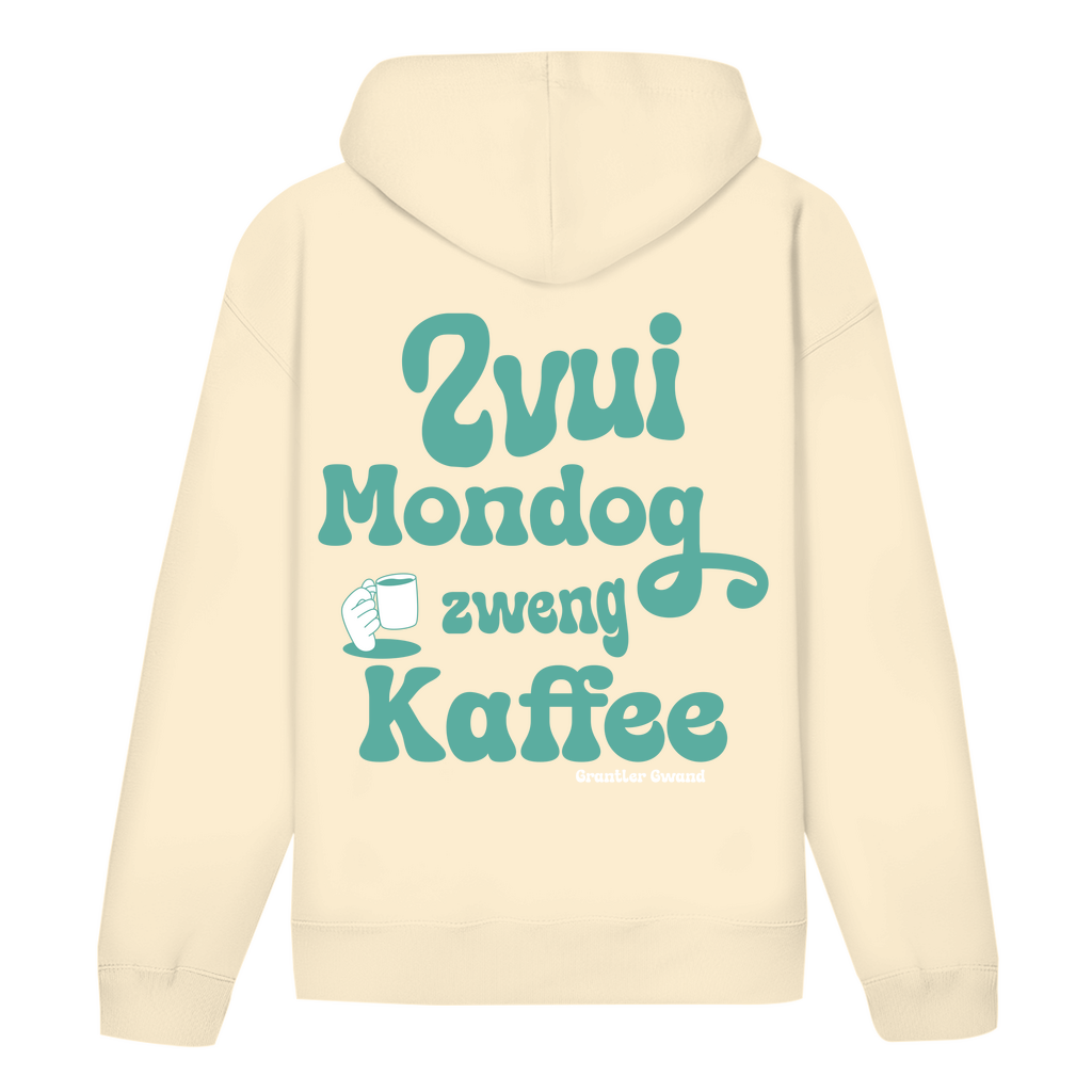 Bayerischer Hoodie Unisex - Zvui Mondog, zweng Kaffee - grün - Grantler Gwand