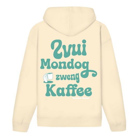 Bayerischer Hoodie Unisex - Zvui Mondog, zweng Kaffee - grün - Grantler Gwand