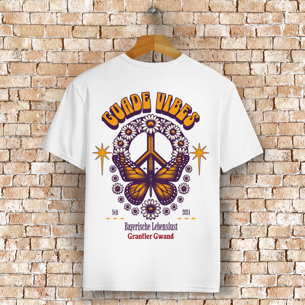 Bayerisches T-Shirt Unisex - Guade Vibes - Grantler Gwand