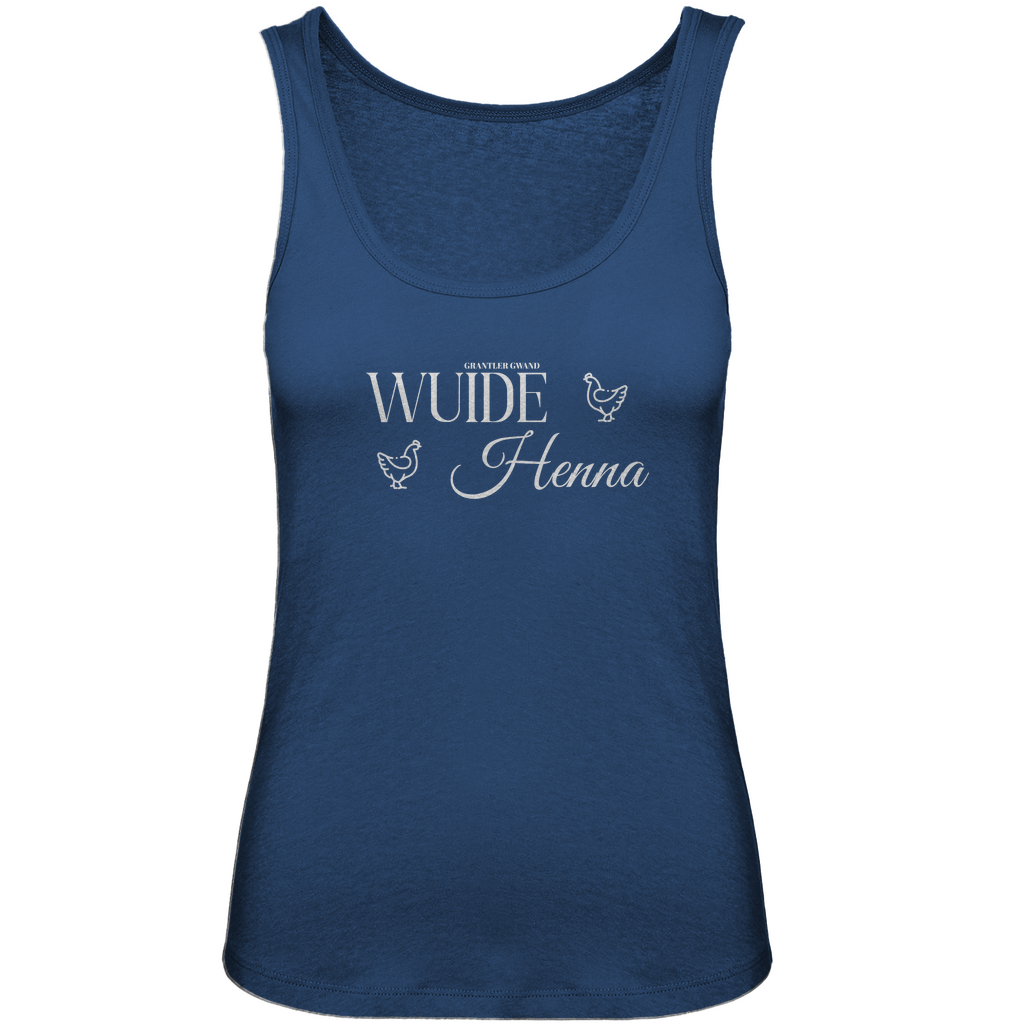 Bayerisches Damen Premium Organic Tank Top Wuide Henna - weiß - Grantler Gwand