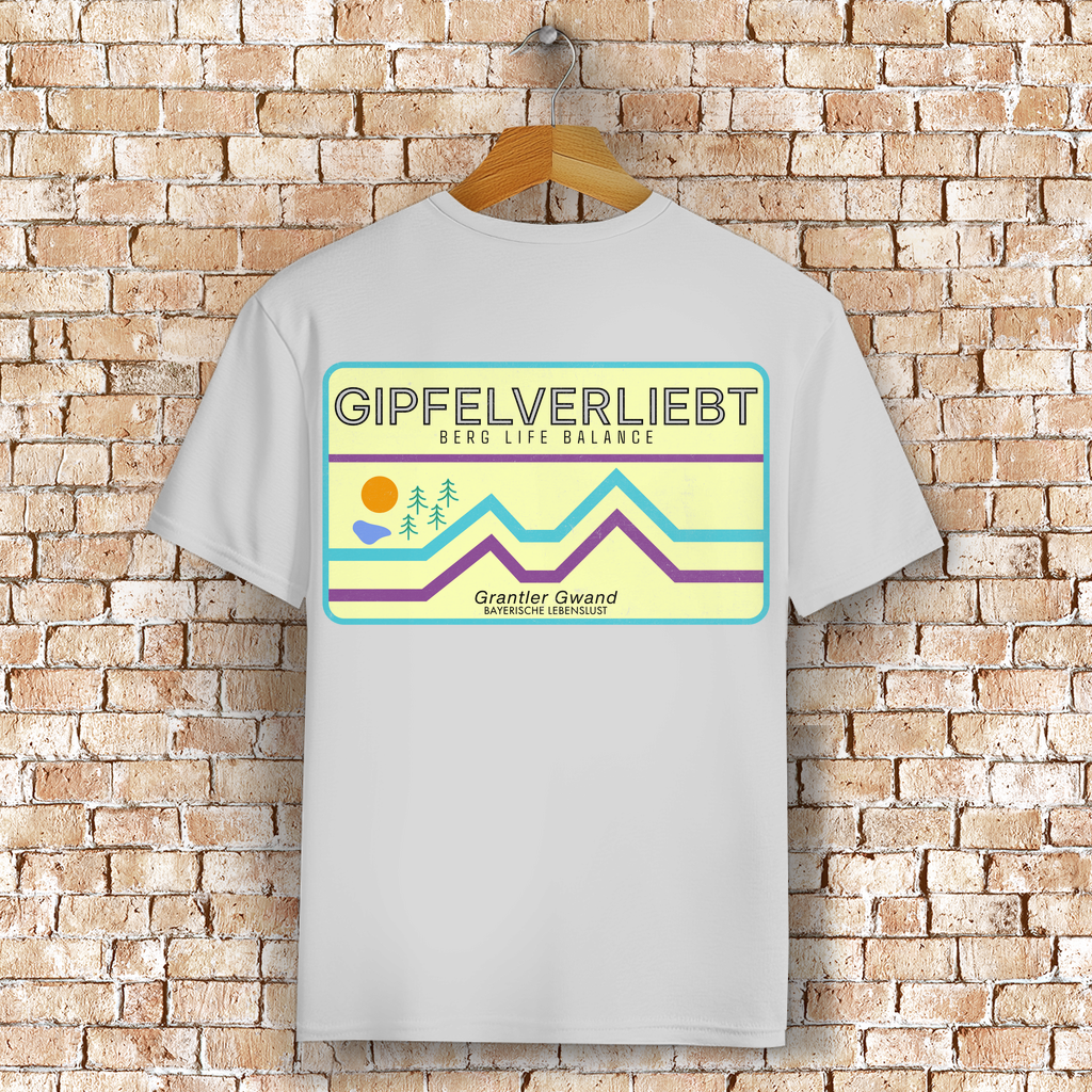 Bayerisches T-Shirt Unisex - Gipfelverliebt - Grantler Gwand