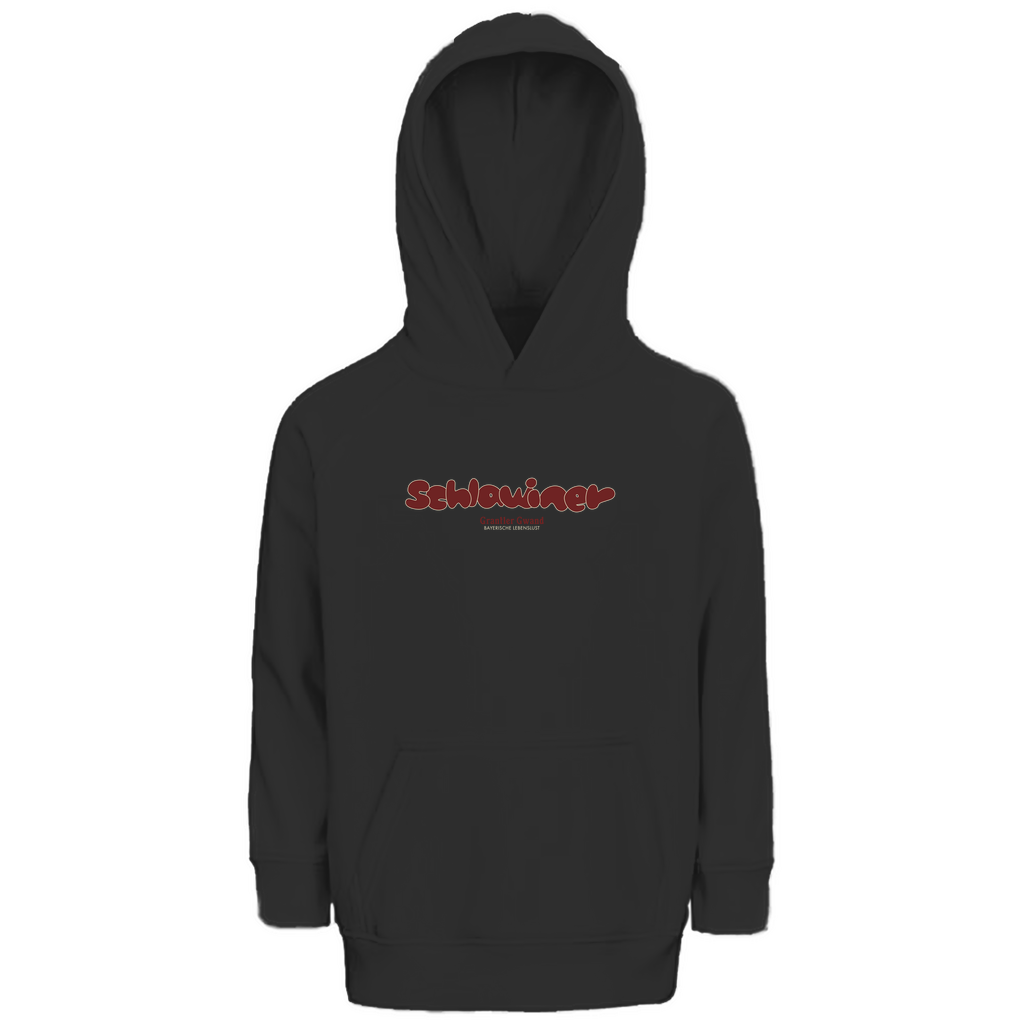 Bayerischer Kinder Premium Bio Hoodie - Schlawiner - rot - Grantler Gwand