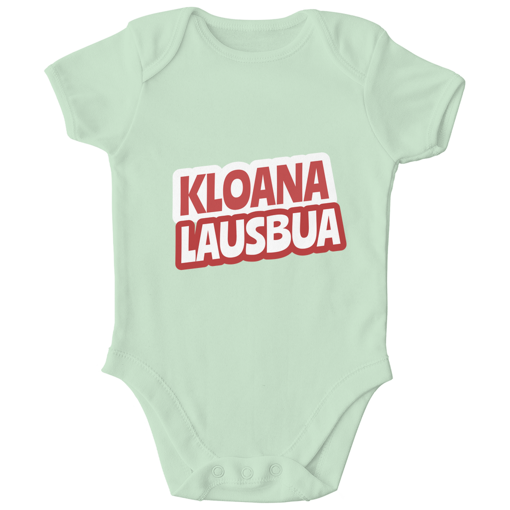 Bayerischer Baby Bio Body Kloana Lausbua - rot - Grantler Gwand