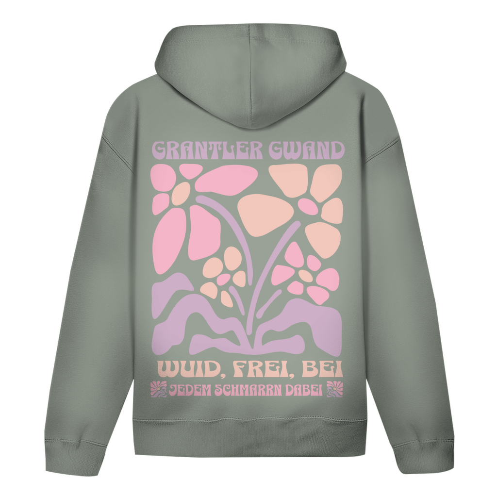 Bayerischer Hoodie Unisex - Wuid, frei, bei jedem Schmarrn dabei - Grantler Gwand
