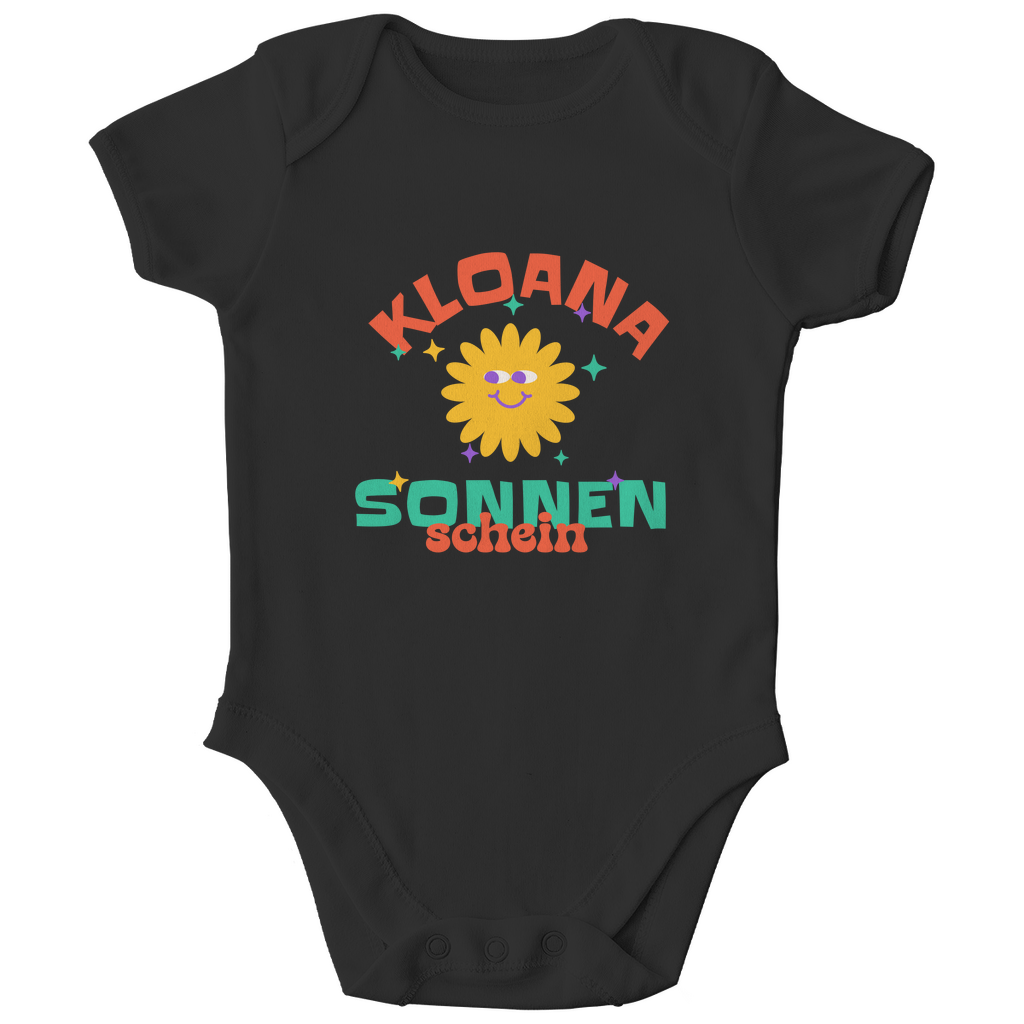 Bayerischer Bio Baby Body Kloana Sonnenschein - Grantler Gwand