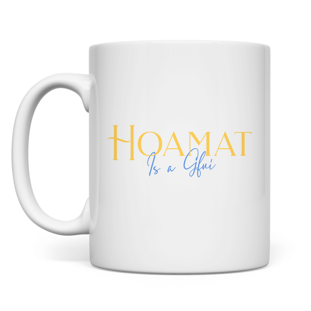 bayerische Tasse Hoamat is a Gfui - Gelb/Blau - Grantler Gwand