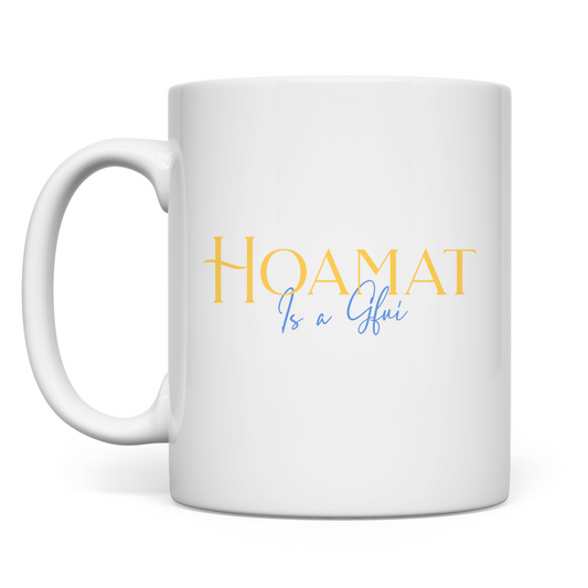 bayerische Tasse Hoamat is a Gfui - Gelb/Blau - Grantler Gwand