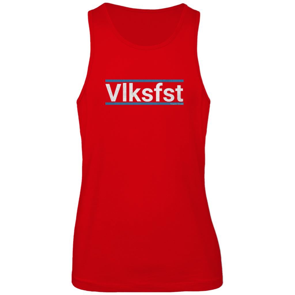 Bayerisches Herren Premium Tank Top Vlksfst - blau/weiß - Grantler Gwand