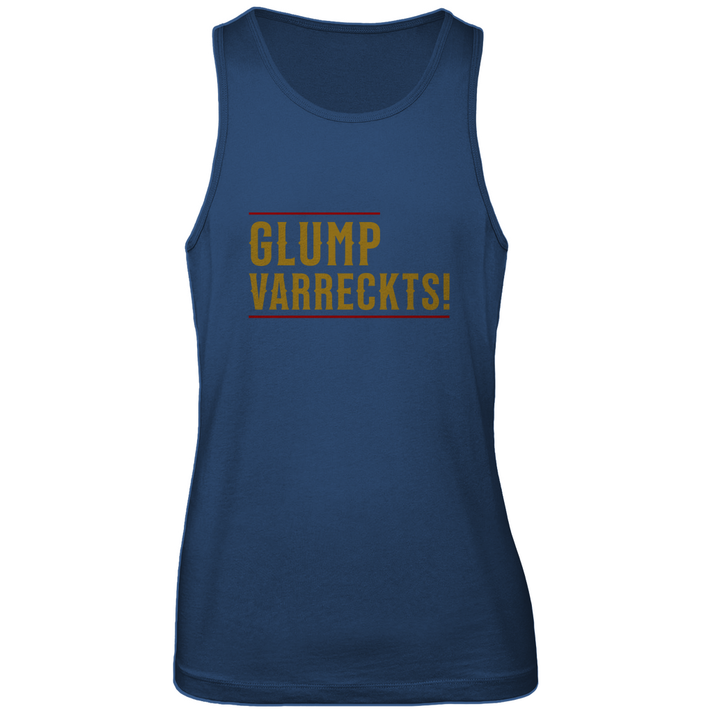 Bayerisches Herren Premium Tank Top Glump varreckts - gold - Grantler Gwand