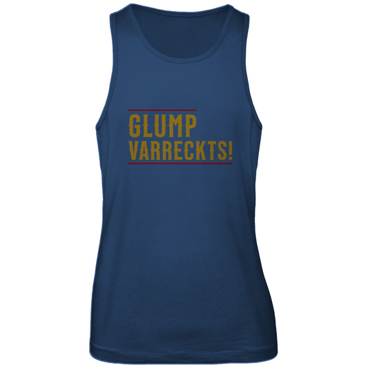 Bayerisches Herren Premium Tank Top Glump varreckts - gold - Grantler Gwand