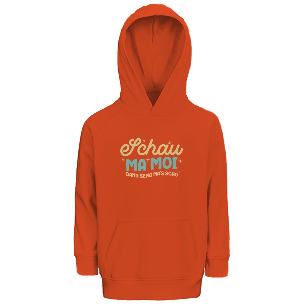 Bayerischer Kinder Premium Bio Hoodie Schau ma moi - Grantler Gwand