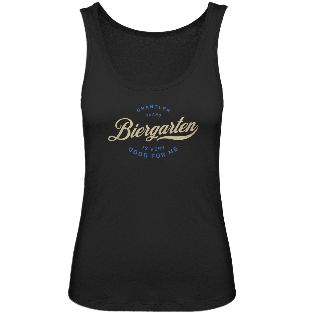 Bayerisches Damen Premium Organic Tank Top - Biergarten is very good for me - Grantler Gwand