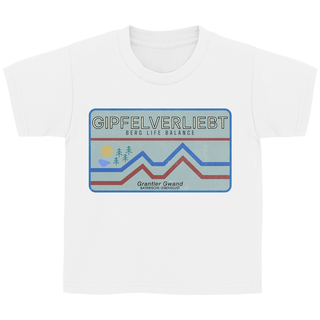 Bayerisches Kinder T-Shirt - Gipfelverliebt - Grantler Gwand
