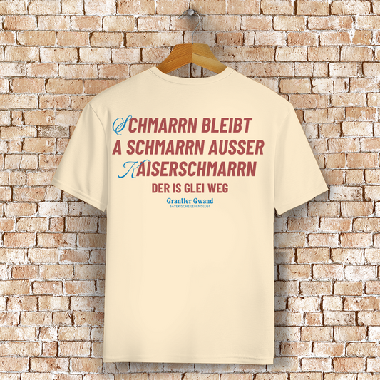 Bayerisches T-Shirt Unisex - Schmarrn bleibt Schmarrn - Grantler Gwand