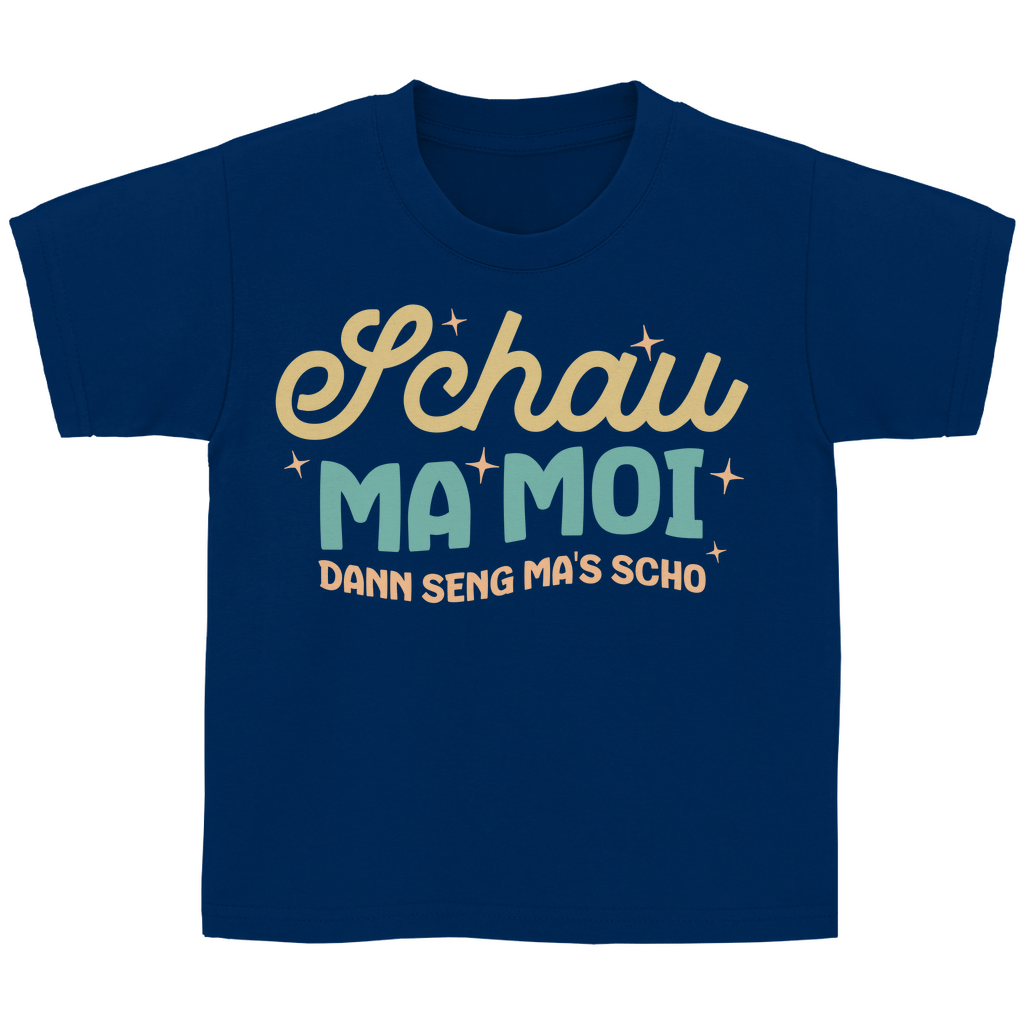 Bayerisches Kinder T-Shirt - Schau ma moi - Grantler Gwand