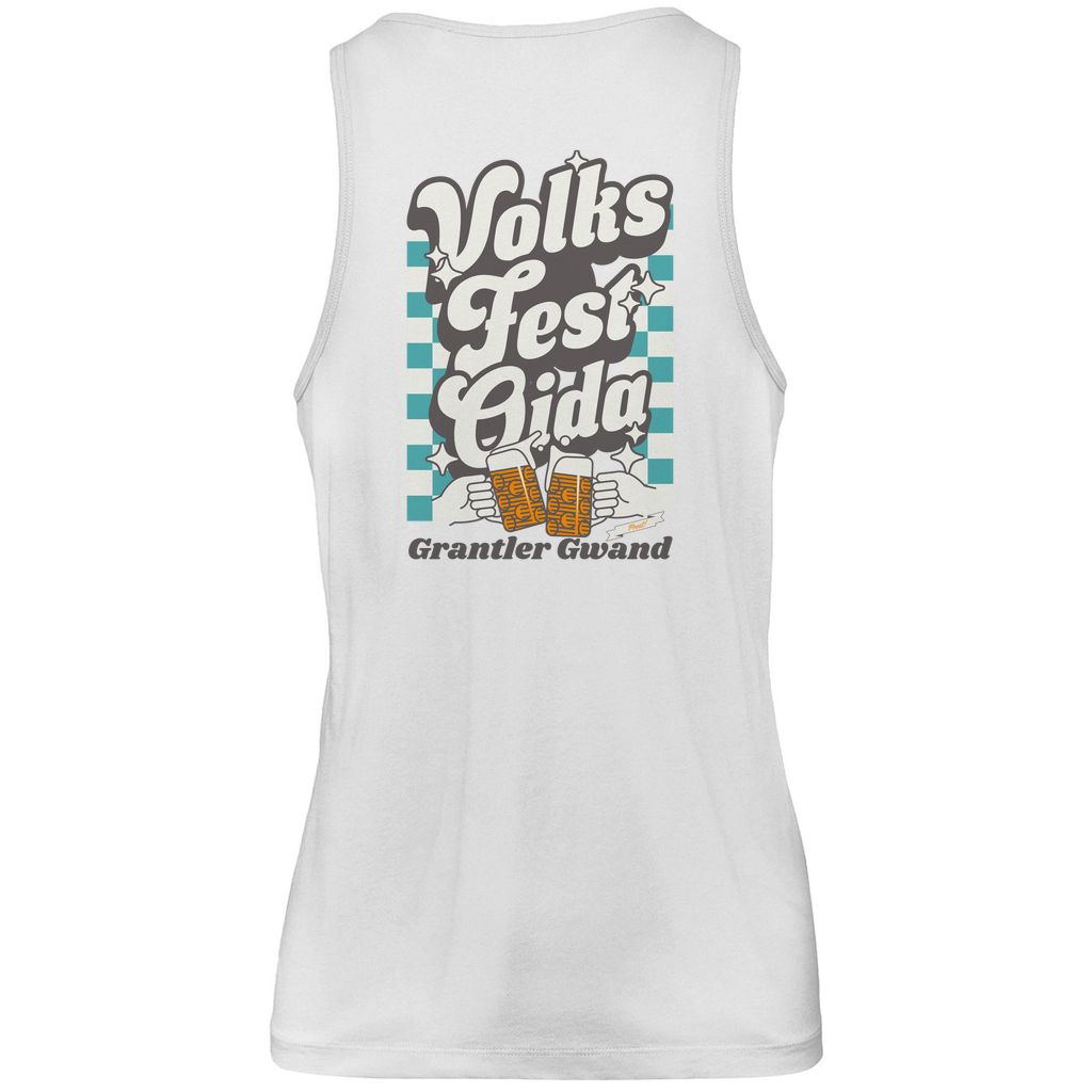 Bayerisches Herren Premium Tank Top Volksfest Oida - Grün - Grantler Gwand - Front- und Backprint