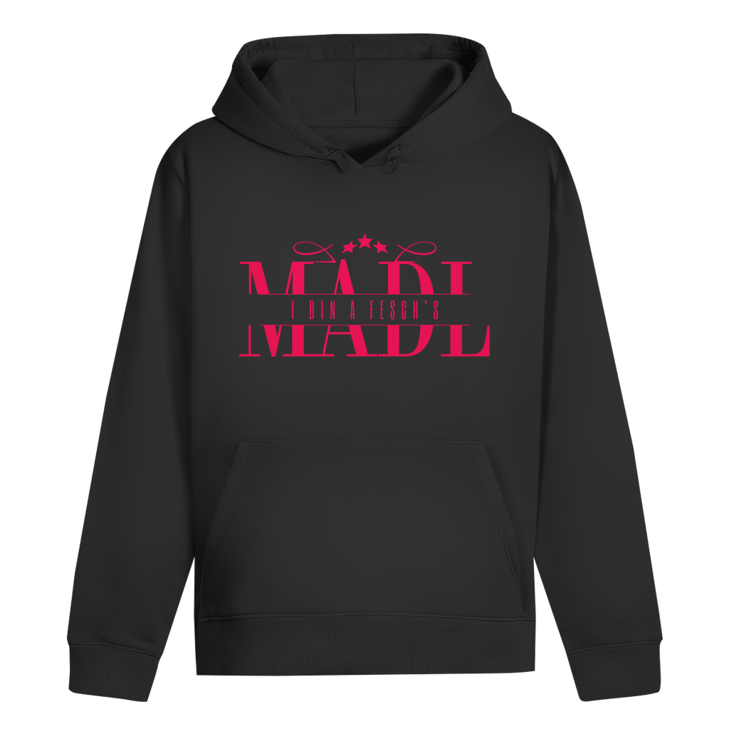 Bayerischer Damen Hoodie - I bin a fesch´s Madl - rot - Grantler Gwand