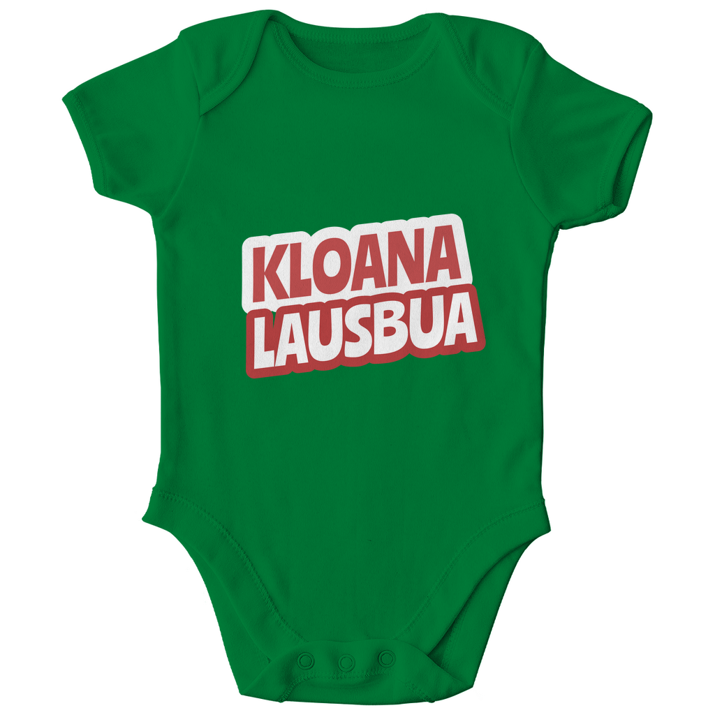 Bayerischer Baby Bio Body Kloana Lausbua - rot - Grantler Gwand