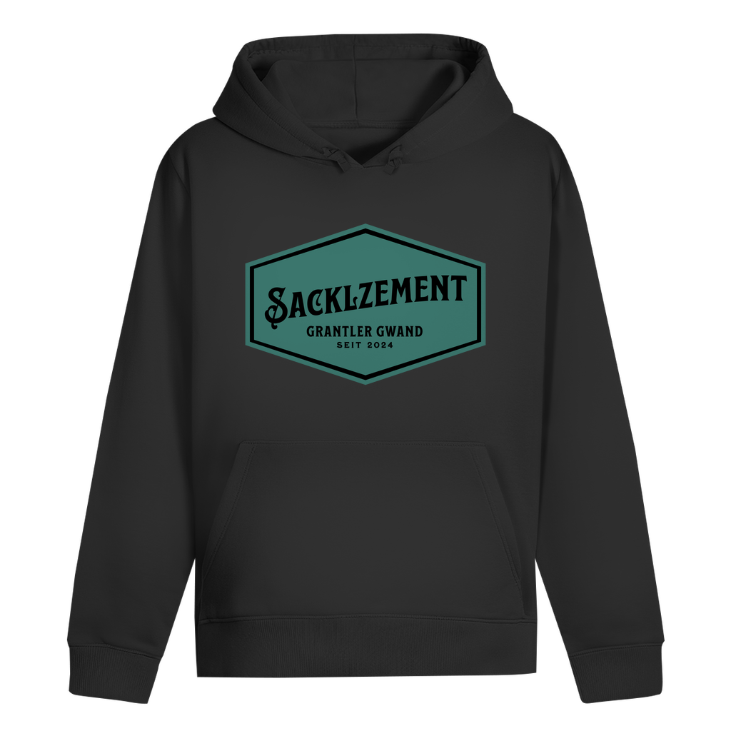 Bayerischer Hoodie Unisex - Sacklzement - Grün - Grantler Gwand