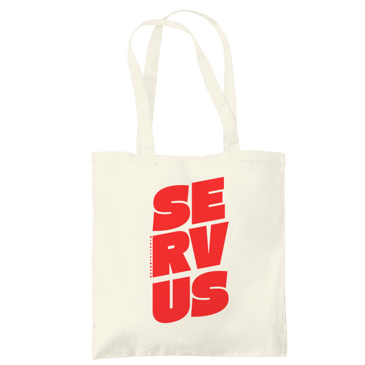 Bayerische Tragetasche - Servus - rot - Grantler Gwand