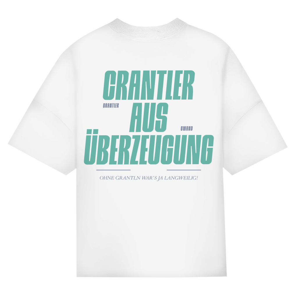 Bayerisches Oversize T-Shirt Männer - Grantler aus Überzeugung -grün - Grantler Gwand