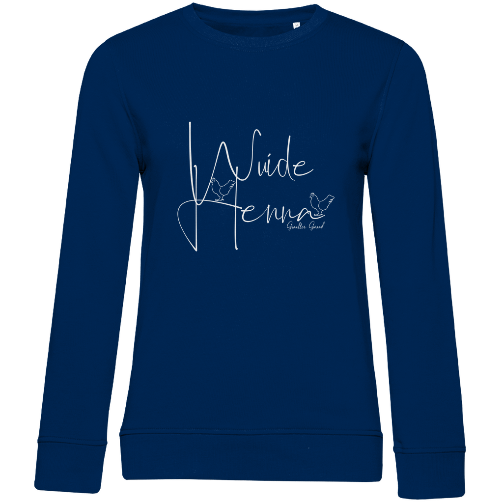 Damen Premium Bio Sweatshirt wuide Henna - weiß