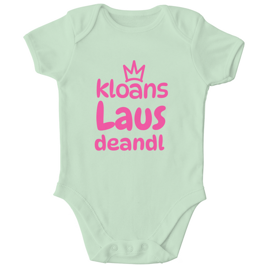 Bayerischer Baby Bio Body Kloans Lausdeandl - pink - Grantler Gwand