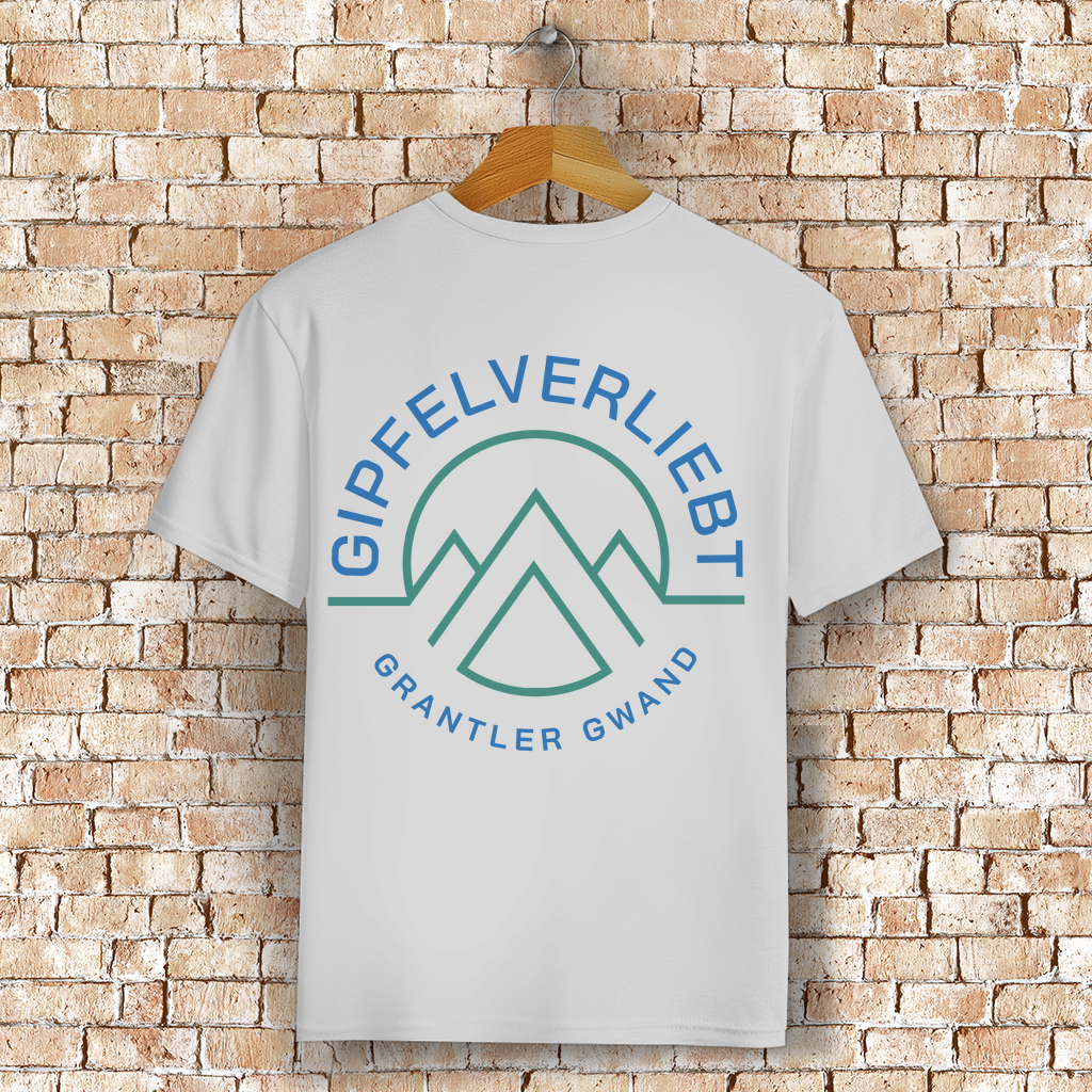 Bayerisches T-Shirt Unisex - Gipfelverliebt - Grantler Gwand