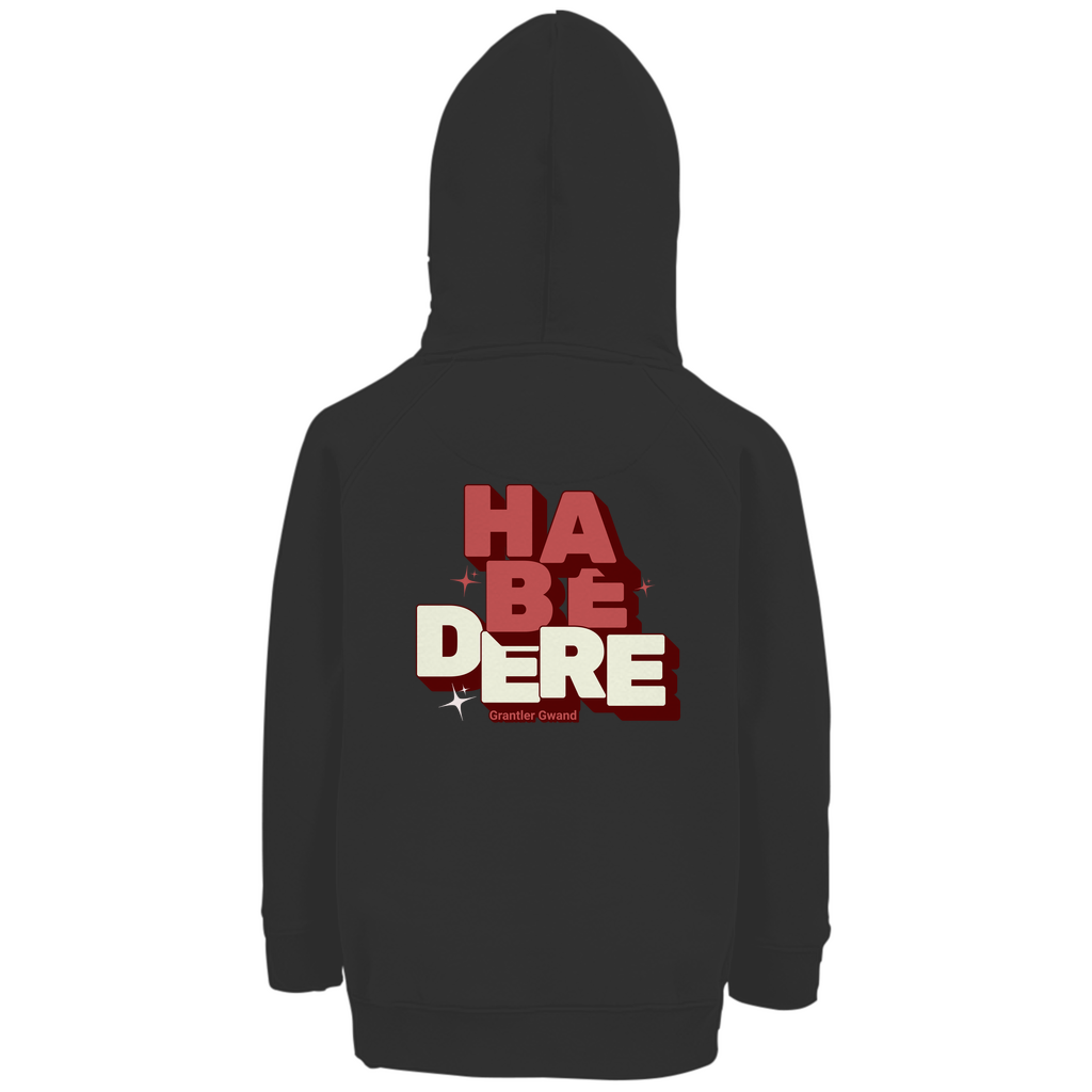 Bayerischer Kinder Premium Bio Hoodie - Habe dere - rot - Grantler Gwand