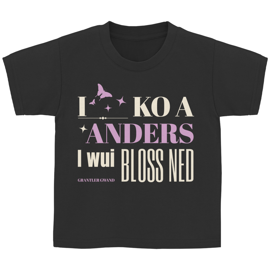 Bayerisches Kinder T-Shirt - I ko a anders - Grantler Gwand