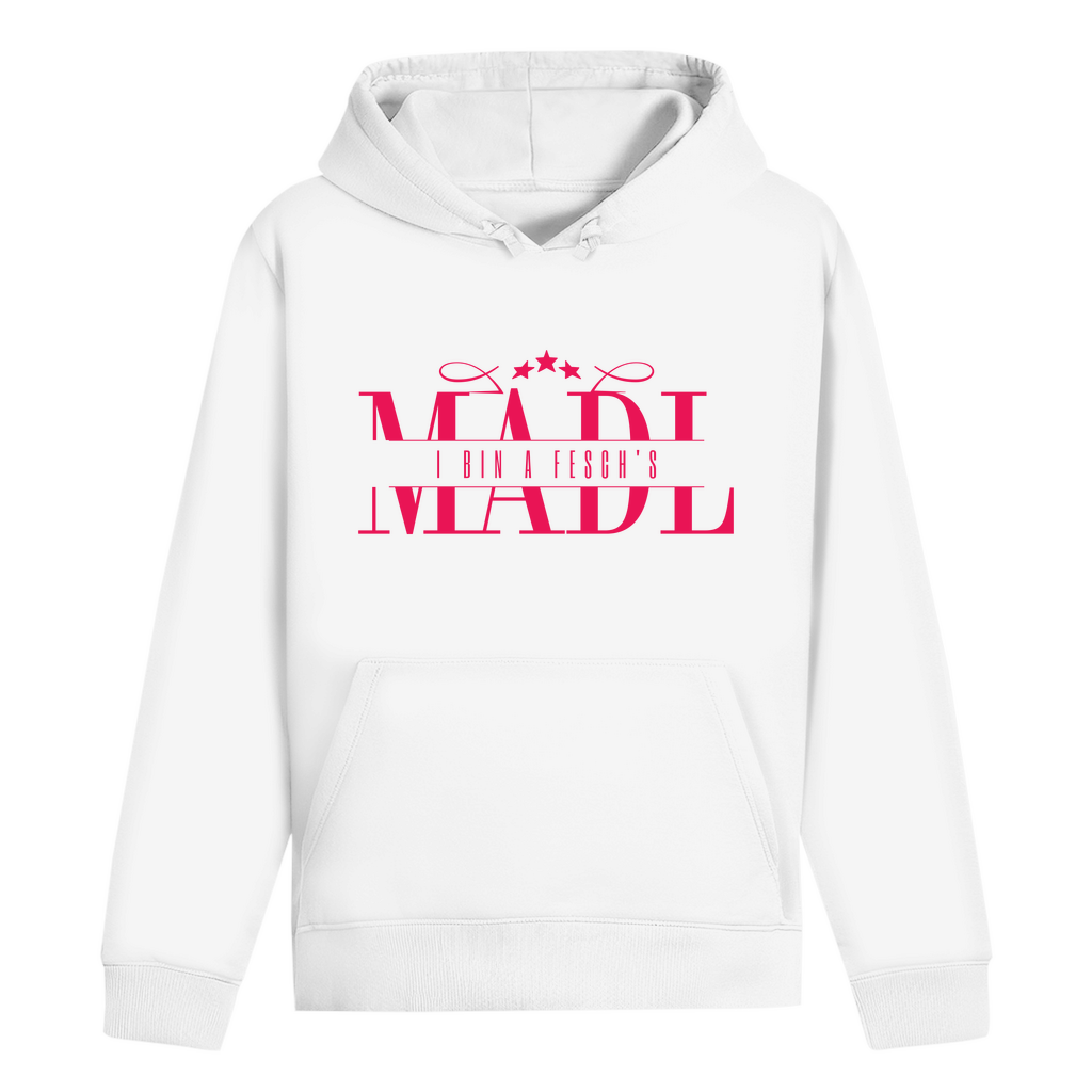 Bayerischer Damen Hoodie - I bin a fesch´s Madl - rot - Grantler Gwand