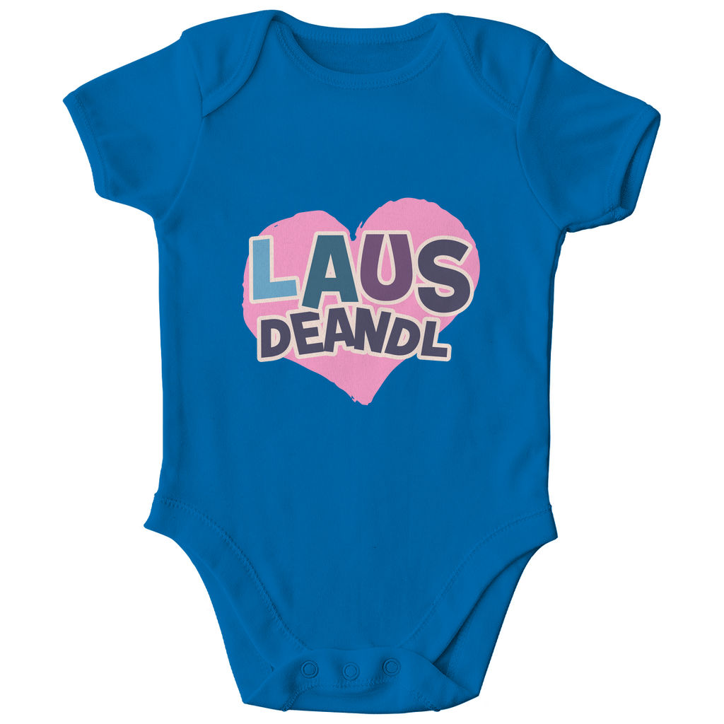 Bayerischer Bio Baby Body Lausdeandl - bunt - Grantler Gwand