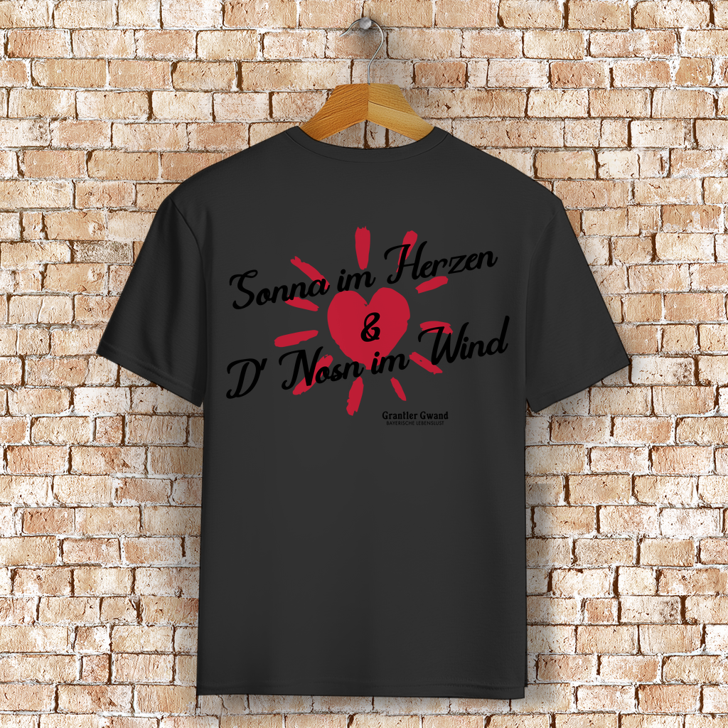 Bayerisches T-Shirt Unisex - Sonna im Herzen - Grantler Gwand