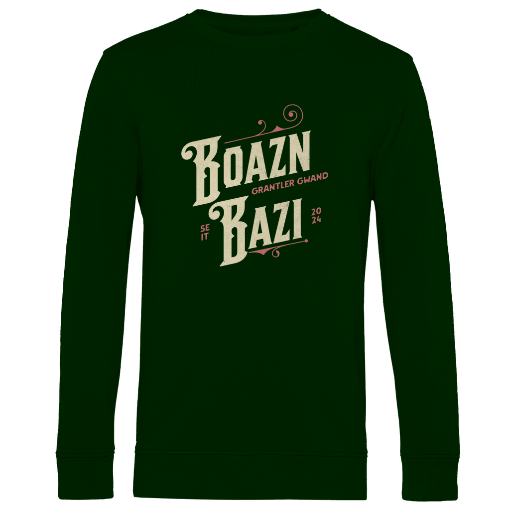 Bayerisches Herren Premium Bio Sweatshirt Boazn Bazi - gold - Grantler Gwand