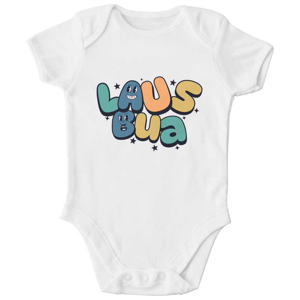 Bayerischer Bio Baby Body Lausbua - zart - Grantler Gwand