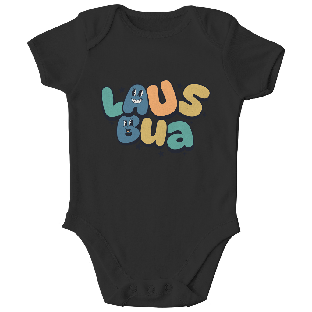 Bayerischer Bio Baby Body Lausbua - zart - Grantler Gwand