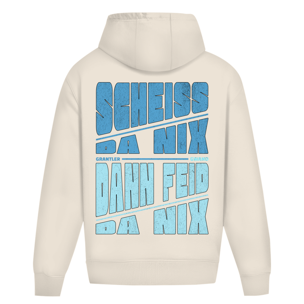 Bayerischer Heavy Oversize Hoodie Unisex - Wuid, frei, bei jedem Schmarrn dabei - Grantler Gwand