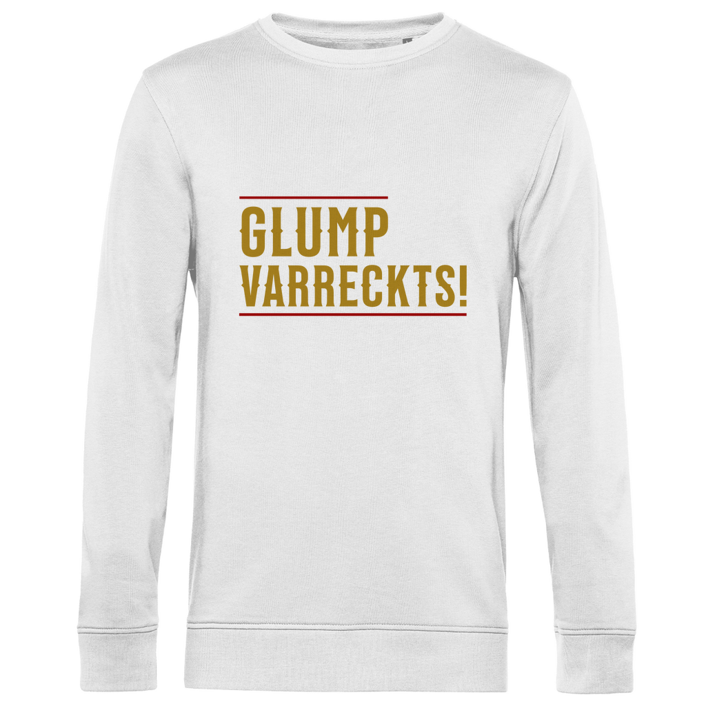 Bayerisches Herren Premium Bio Sweatshirt Glump varreckts - gold - Grantler Gwand