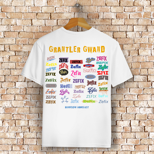 Bayerisches T-Shirt Unisex - Zefix - Grantler Gwand