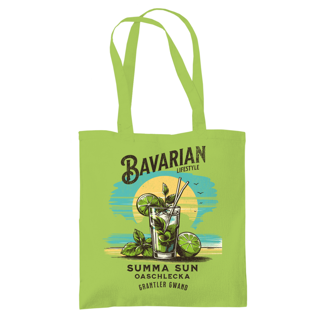 Bayerische Tragetasche Bavarian Lifestyle - Summa, Sun, Oaschlecka - Grantler Gwand