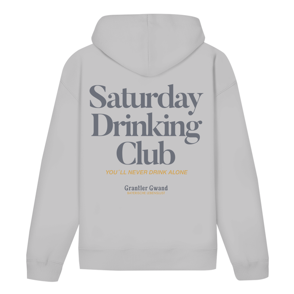 Bayerischer Hoodie Unisex - Saturday Drinking Grau - Grantler Gwand
