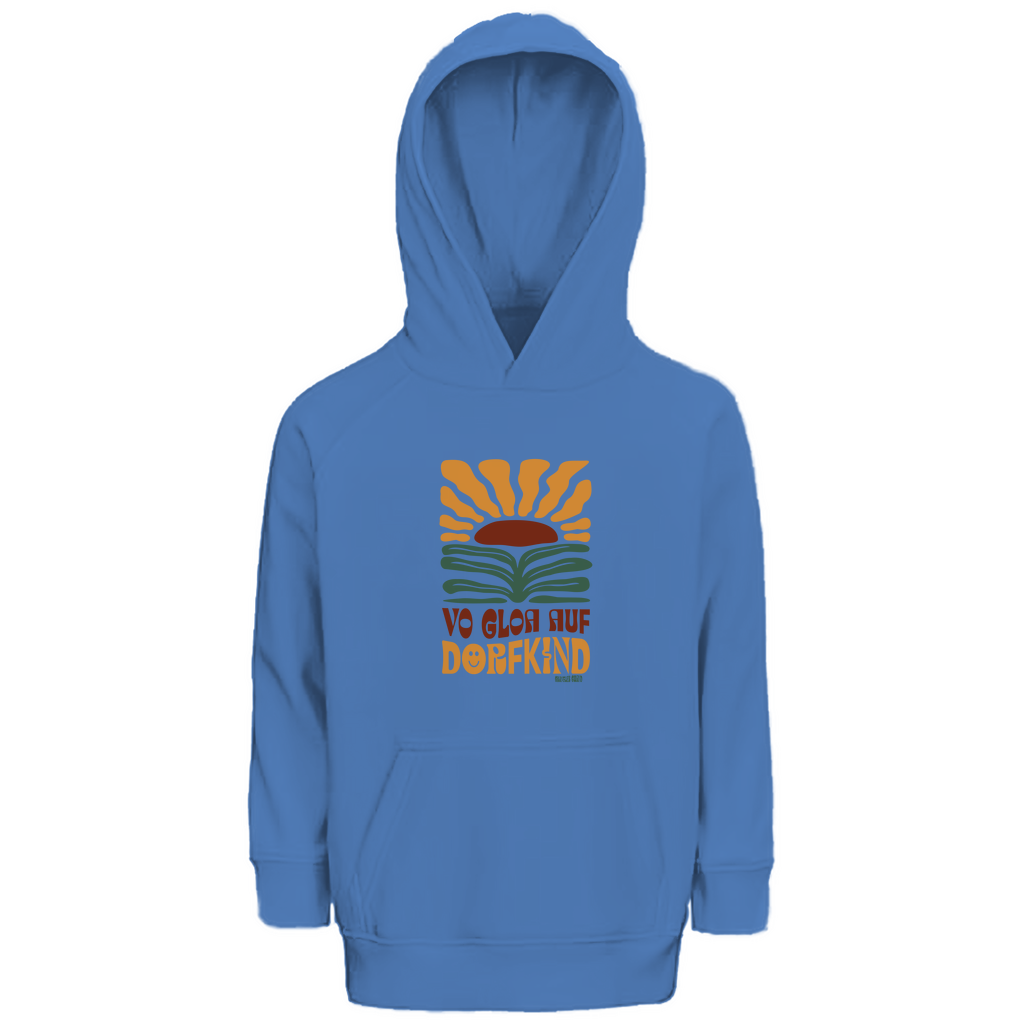 Bayerischer Kinder Premium Bio Hoodie Vo Gloa auf Dorfkind - Grantler Gwand