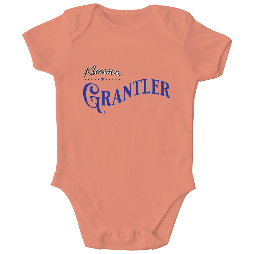 Bayerischer Bio Baby Body kloana Grantler - weiß - Grantler Gwand