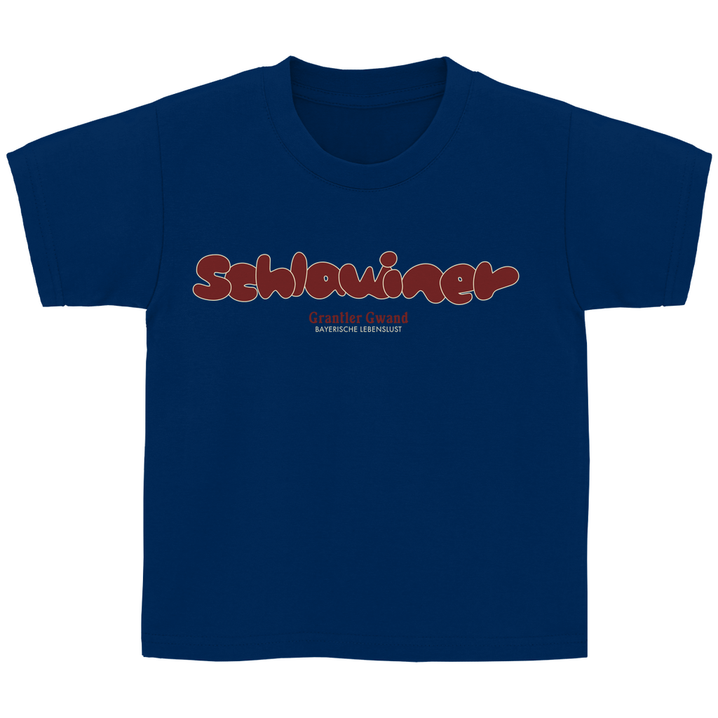 Bayerisches Kinder T-Shirt - Schlawiner - rot - Grantler Gwand