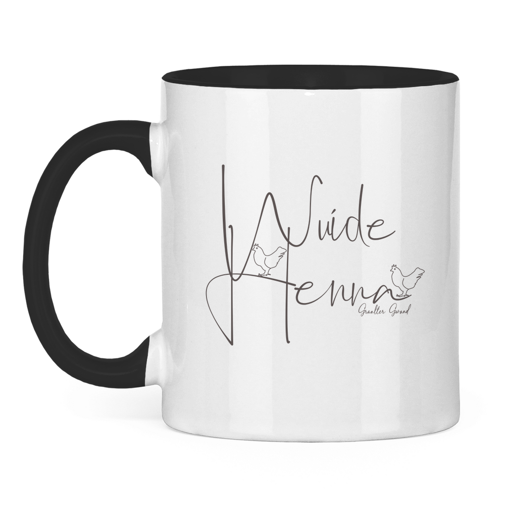 Tasse zweifarbig wuide Henna - grau